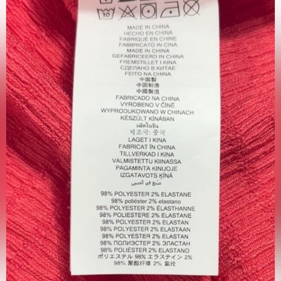 Michael Kors Smocked Square Neck Cami Dress Red Geranium‎ Size PM Stitch Fix NWT - Picture 13 of 15